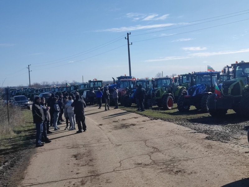 Втори ден на протест на зърнопроизводители