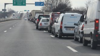 Ад на магистрала "Тракия" това лято заради пропаднал мост край София