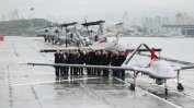 Турция пусна на вода първия в света военен кораб за дронове