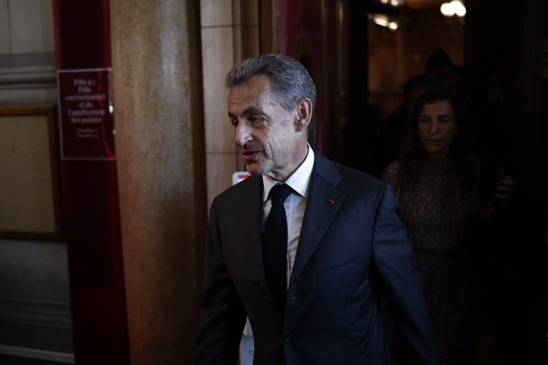 Никола Саркози в съда в Париж, Сн. ЕПА/БГНЕС