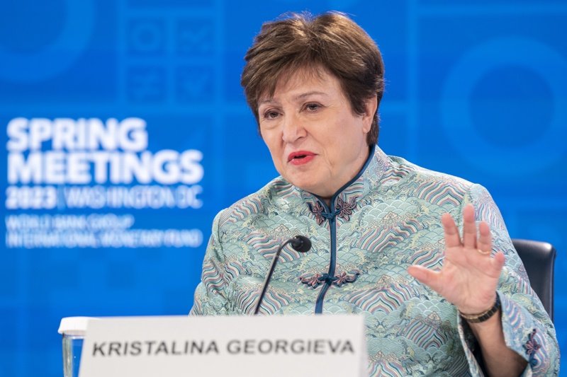 Управляващият директор на МВФ Кристалина Георгиева  Сн.ЕПА/БГНЕС