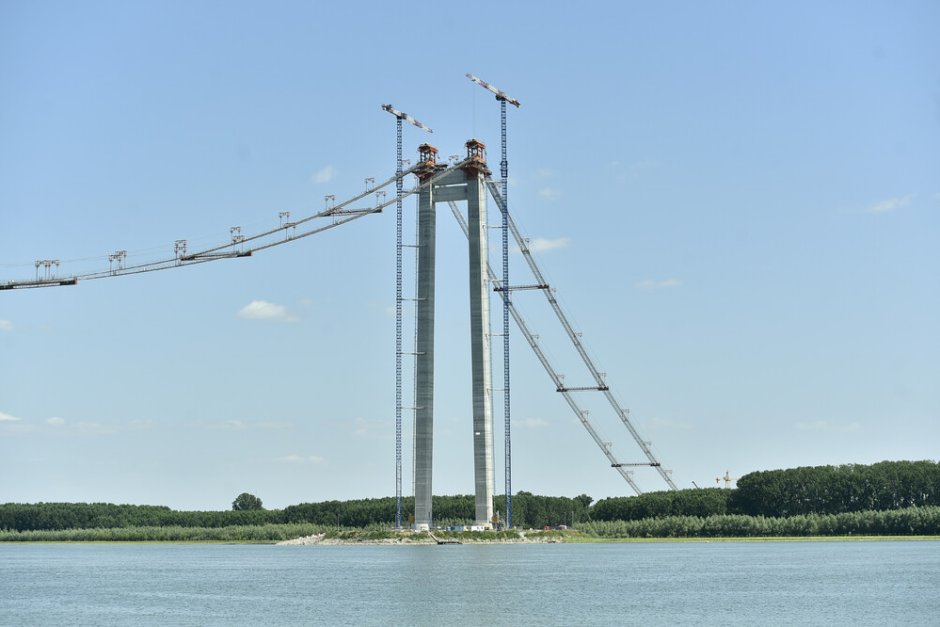 Румънският "Голдън Гейт над Дунава" се открива в края на юни
