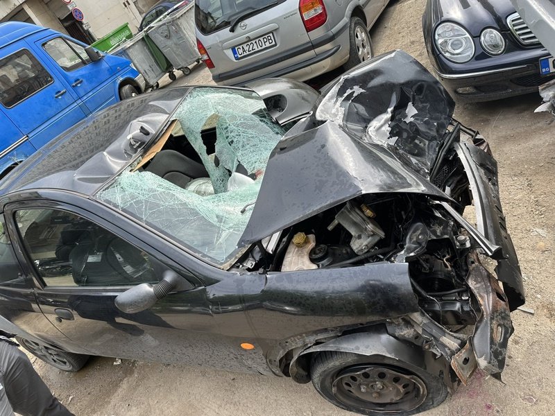 Колата на шофьора, причинил злополучната катастрофа на бул. "Сливница". Сн. БГНЕС