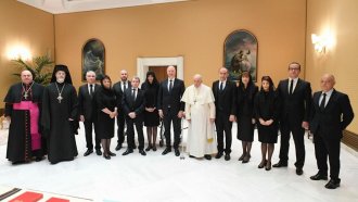 Българска парламентарна делегация на аудиенция при папа Франциск