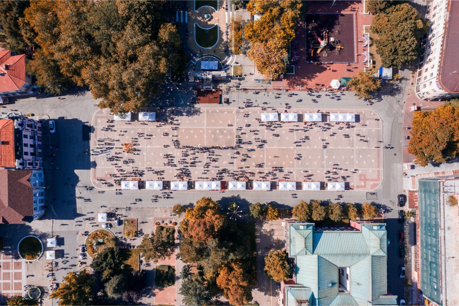 Площад "Велбъжд" в Кюстендил Сн. Община Кюстендил