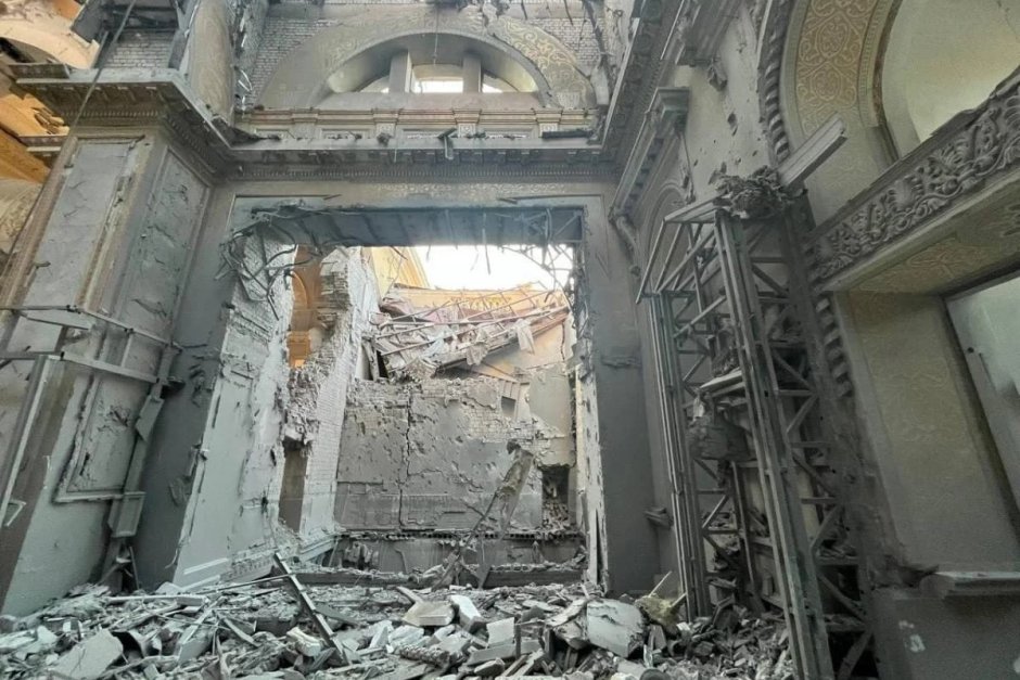 Разрушената катедрала "Преображение Господне"