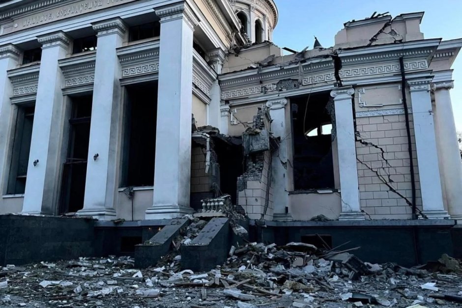 Руска ракета разруши най-големия православен храм в Одеса