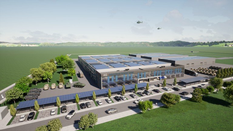 Така ще изглежда бъдещият завод за бронирани машини в Бургас Снимка:IAG