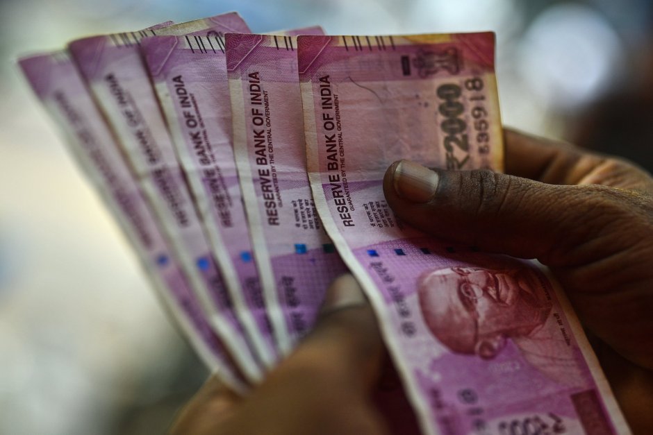 Индийски рупии. Снимка: ЕПА/БГНЕС