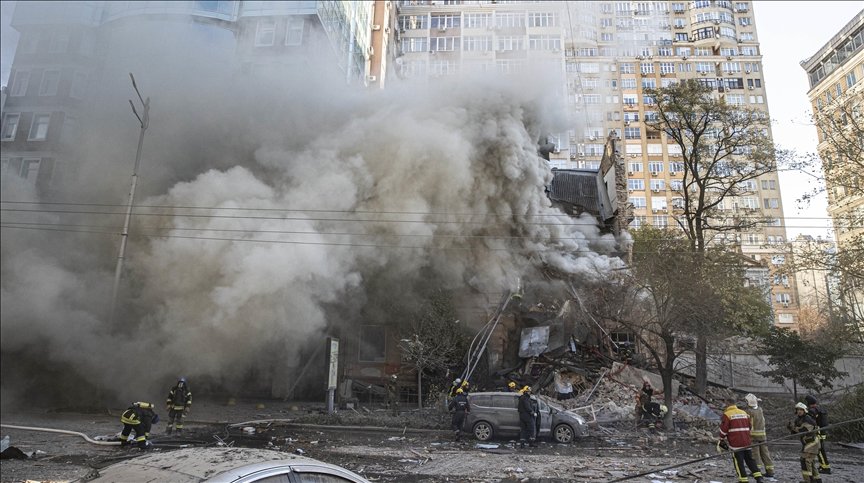 Нова атака в Киев с дронове е имало тази нощ, архивна снимка
