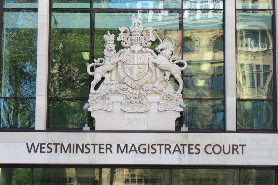 Съдът в Уестминстър, пред който ще се явят обвинените българи. Снимка: Уикипедия