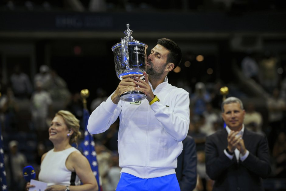 Ненад Джокович триумфира на US Open, сн. ЕПА/БГНЕС