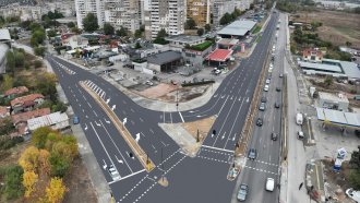Новият 6-лентов бул. "Ломско шосе" в София е пуснат за движение