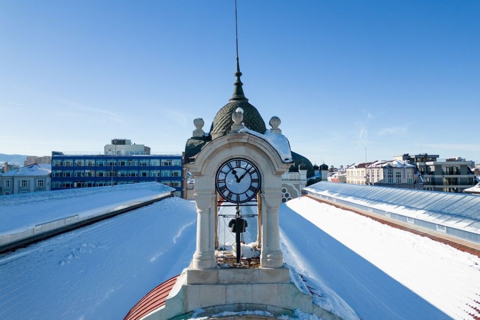 Възстановеният часовник на халите вече ще звъни на всеки четвърт час Сн. Кауфланд България