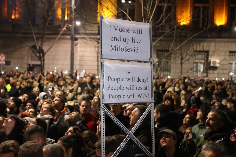 Протести срещу изборни измами в Сърбия