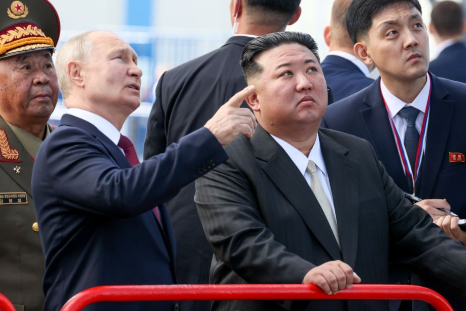 Владимир Путин и Ким Чен-ун