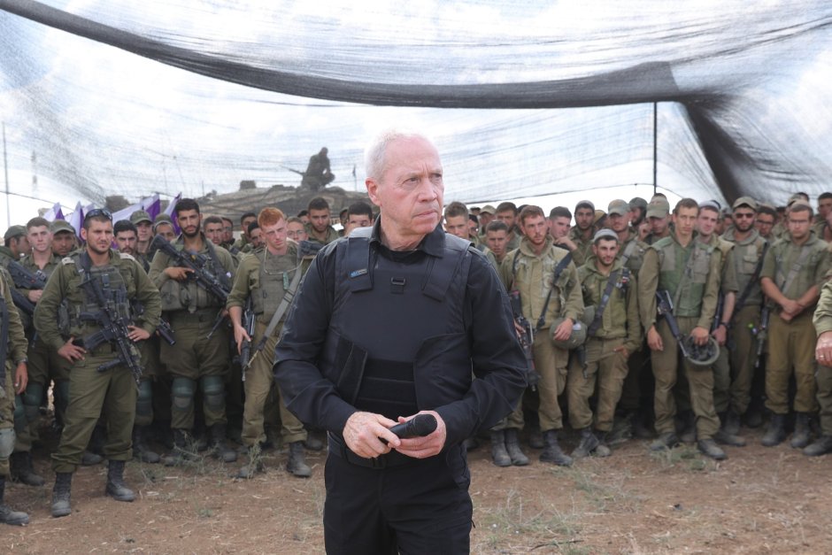 Израелският военен минситър Йоав Галант. Снимка: ЕПА/БГНЕС