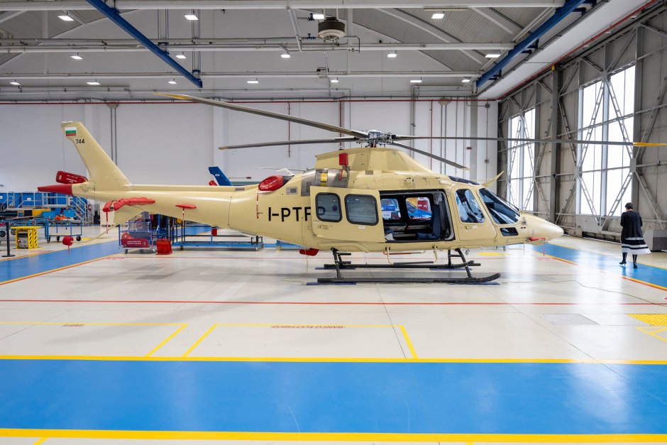 Първият ни медицински хеликоптер беше тестван в Италия преди да дойде у нас в средата на януари 2024 г.