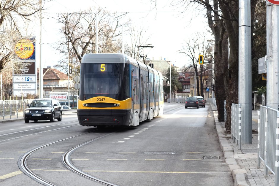 Общината разделя колите от трамваите по столичния бул. "Цар Борис III"