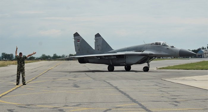 Авиобаза "Граф Игнатиево", която обслужваше МиГ-29, сн. БГНЕС