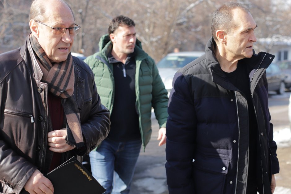 Божков заедно с адвоката му Георги Гатев. Снимка: БГНЕС