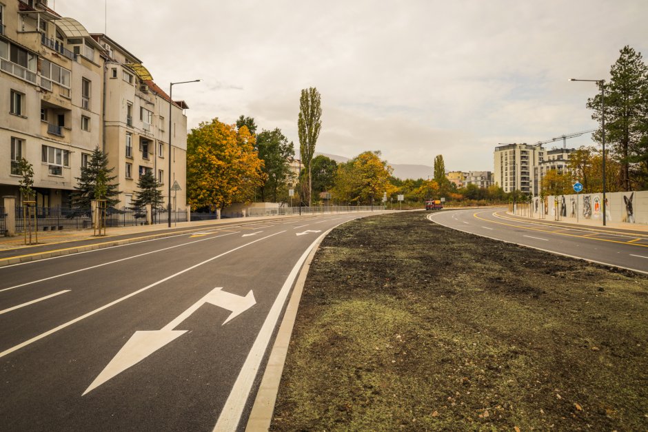 Движението по бул. "Филип Кутев" беше пуснато през октомври 2023 г., Сн. Столична община