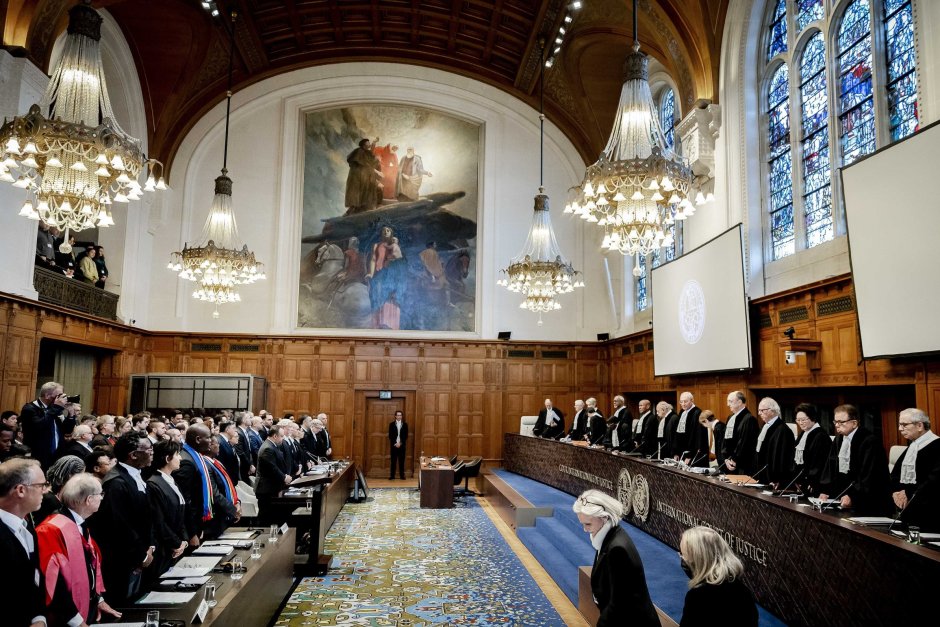 Международният съд в Хага провежда изслушвания по делото за геноцид срещу Израел, заведено от Южна Африка. Снимка: ЕПА/БГНЕС