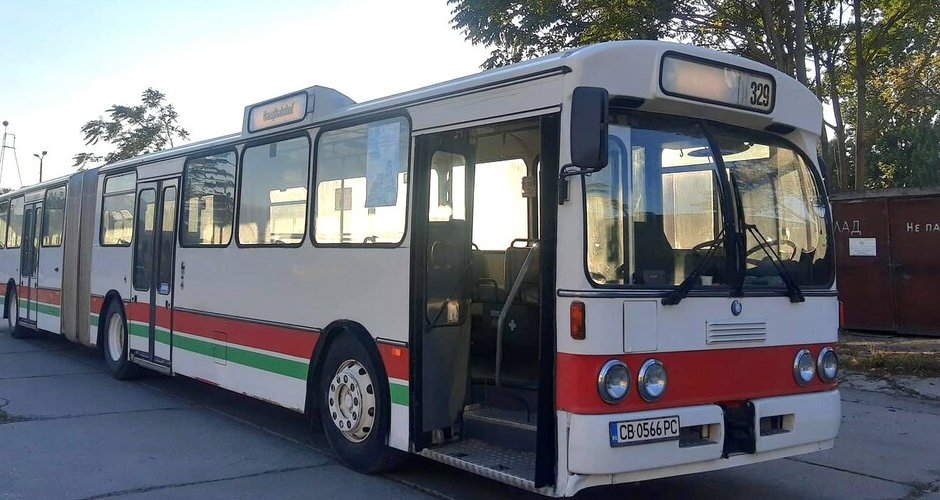 Възстановен автобус "Мерцесдес", който преди години се е движил по софийските улици Сн.Столична община