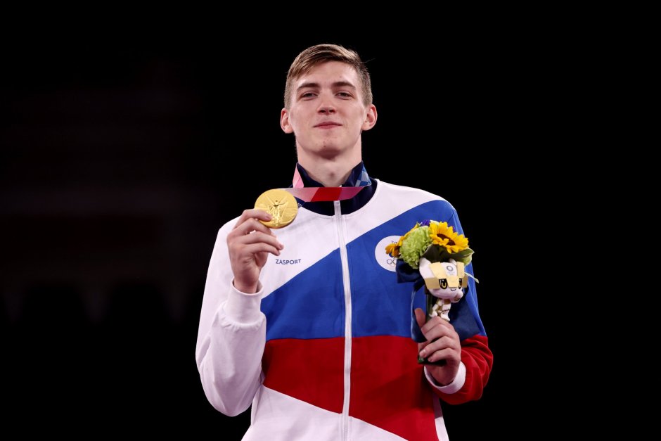 Теакуондистът Максим Храмцов е един от руските спортисти, демонстрирали подкрепа за военната агресия на Русия в Украйна, Сн. Getty Images