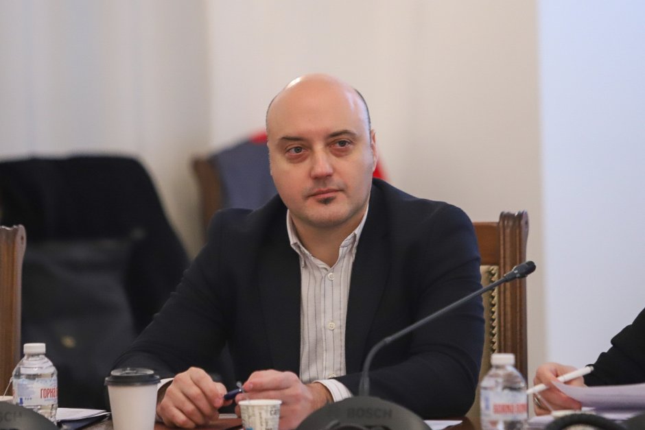 Министърът на правосъдието Атанас Славов. БГНЕС