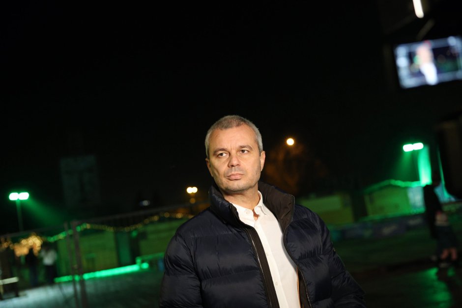 Лидерът на "Възраждане" Костадин Костадинов. БГНЕС