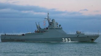 Украйна потопи руския кораб "Сергей Котов“ край Крим (видео)