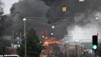 Пожар избухна в шведски увеселителен парк