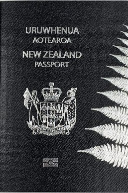 Новозелански паспорт. Уикипедия
