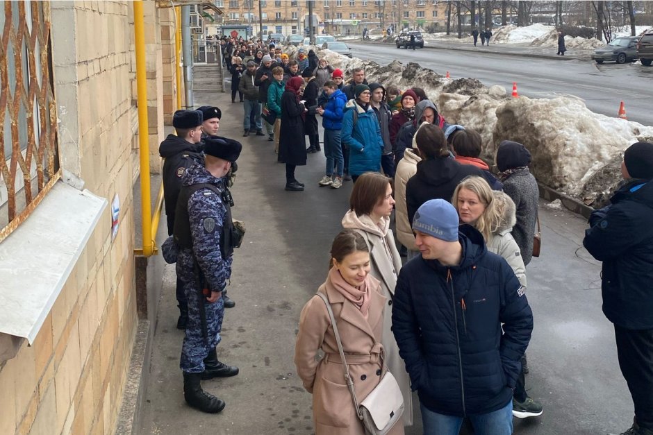 Опашка от избиратели в Москва