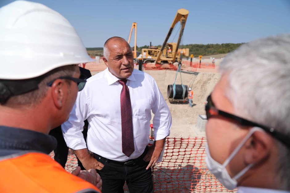 Лидерът на ГЕРБ и бивш премиер Бойко Борисов често наобикаляше строежа на "Турски/Балкански поток" 