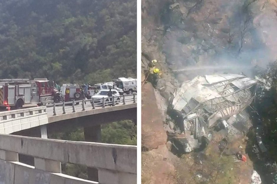 45 души загинаха, след като автобус падна от мост в Южна Африка