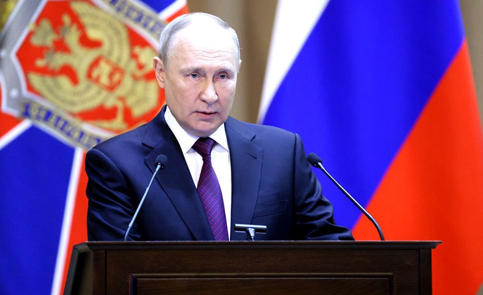 Путин сравни атентаторите с нацисти и обвини Украйна за трагедията Сн. Пресслужбата на руския президент