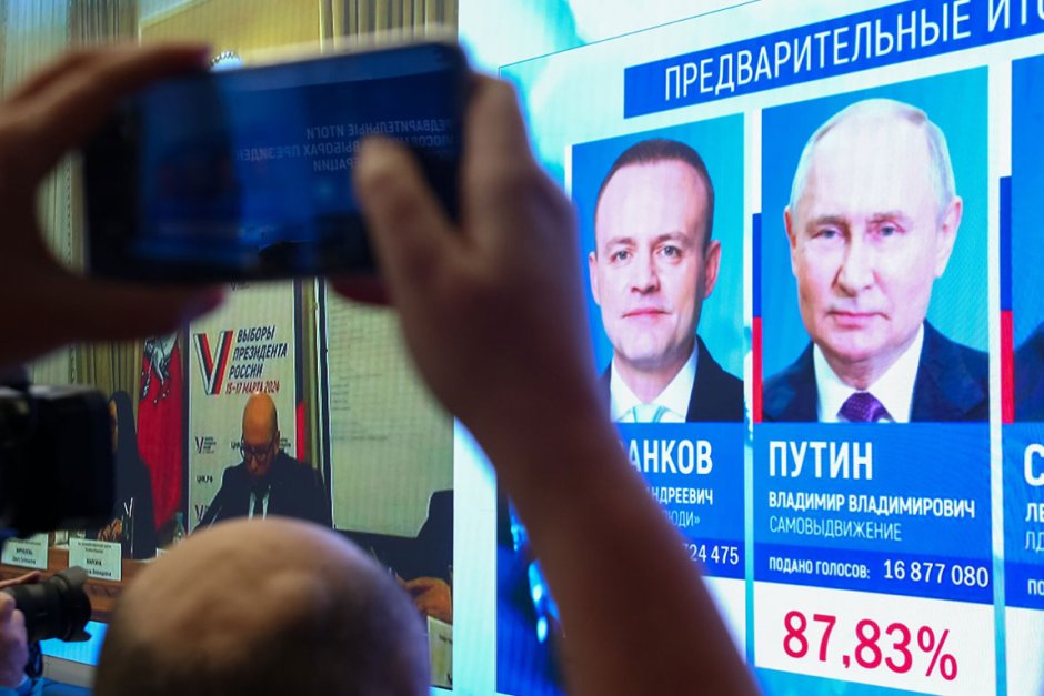 Путин бетонира хватката си в Русия след очаквана смазваща победа