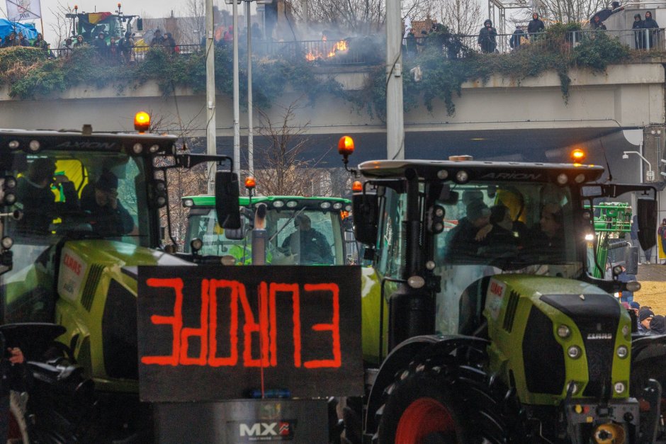 Брюксел се подготвя за нов земеделски протест във вторник