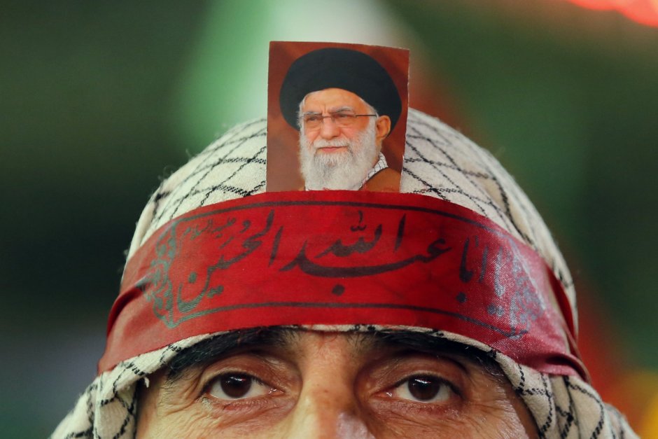 Кадър от антиизраелска демонстрация в Техеран, сн. ЕПА/БГНЕС