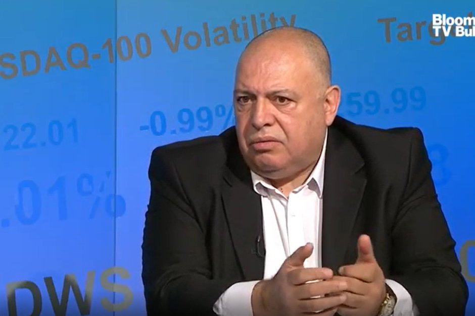 Адв. Димитър Терзиев, бивш председател на Държавната комисия по хазарта. Кадър: Блумбърг ТВ България