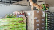 Приюти за бездомни животни получиха над 3 тона храна