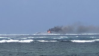Новозеландски боен кораб потъна край Самоа