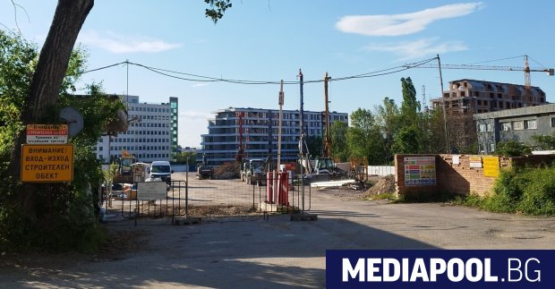 Изграждането на на мястото на някогашния ИПК Родина в софийския