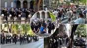 Полицията гони и арестува граждани по блокираните улици в Белград