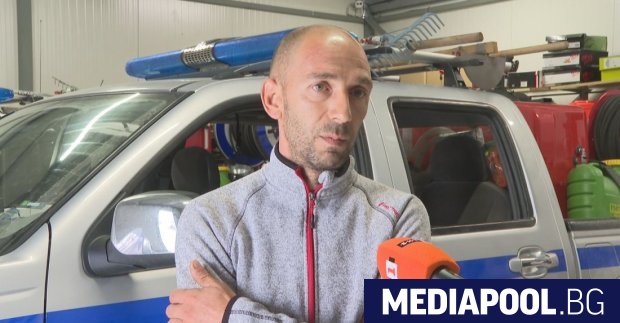 Доброволец участвал в гасенето на големия пожар край село Илинденци