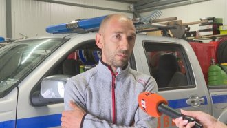 Доброволец, гасил пожар пожара край Илинденци, може да остане без работа