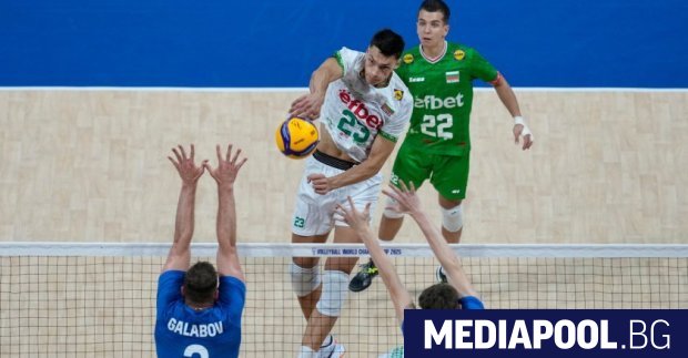 Отборът на България победи тима на Чехия с 3 1 25 20
