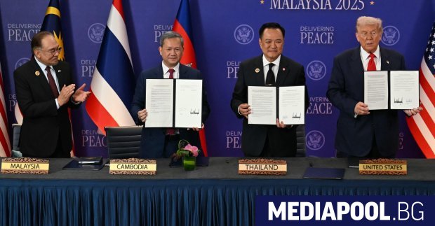 Лидерите на Тайланд и Камбоджа подписаха днес в малайзийската столица
